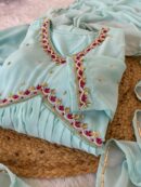 New Party Wear Look – Premium Fox Georgette Gown Set