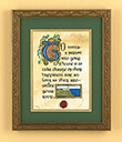 Hospitality Print, Gilded Frame
