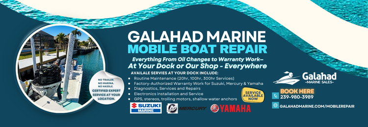 Galahad Marine Service at Your Dock or Our Shop