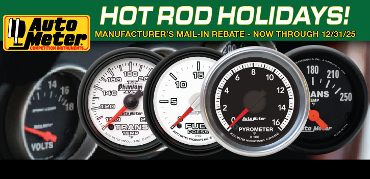 AutoMeter's 2025 Rebate Program