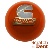SHIFT KNOB - CUMMINS 'C' POWER - RED ('89-'18) **BLEM/COSMETIC DEFECTS**