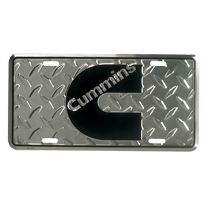 Cummins Diesel License Plate - 6x12 Inch Smooth Tag For Truck & Ram 4x4 Enthusiasts