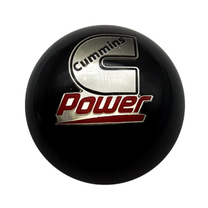 SHIFT KNOB - CUMMINS POWER - BLACK ('89-'18)