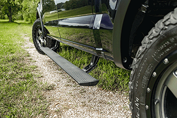POWERSTEP PLUG N PLAY STEPS - AMP RESEARCH ('25-'26, 2500/3500 *DIESEL ONLY* - REG/MEGA/CREW CABS)