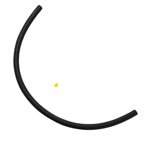 POWER STEERING HOSE - STEERING GEAR-TO-COOLER-RETURN - PLEWS & EDELMANN ('03-'08, 2500/3500 2WD & 4WD)