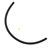 POWER STEERING HOSE - STEERING GEAR-TO-COOLER-RETURN - PLEWS & EDELMANN ('03-'08, 2500/3500 2WD & 4WD)