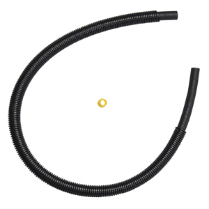 POWER STEERING LINE HOSE & SHEATHING, RETURN LINE -TO-TEE - PLEWS & EDELMANN ('03-'08, 2500/3500 2WD & 4WD)