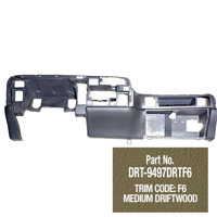 LOWER DASH ASSEMBLY - COLOR CODE: F6/MEDIUM DRIFTWOOD - DRT ('94-'97 1500/2500/3500)