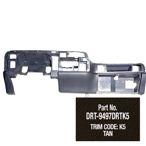 LOWER DASH ASSEMBLY - COLOR CODE: K5/TAN - DRT ('94-'97 1500/2500/3500)