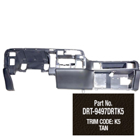 LOWER DASH ASSEMBLY - COLOR CODE: K5/TAN - DRT ('94-'97 1500/2500/3500)