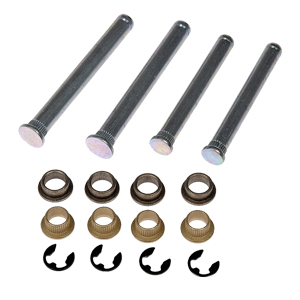 DOOR HINGE PIN AND BUSHING KIT - 2 DOORS *STRAIGHT PIN* - DORMAN ('94-'02 1500/2500/3500 - SEE APPLICATION DETAILS)