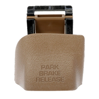 PARKING BRAKE RELEASE HANDLE COLOR CODE: K9/CAMEL - DORMAN ('98-'01 1500, '98-'02 2500/3500)