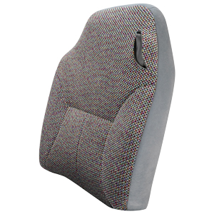 FACTORY-MATCH CLOTH SEAT BACK COVER - COLOR CODE: C3/MIST GRAY - DRIVER SIDE ('98-'01 1500 SLT, '98-'02 2500/3500 SLT QUAD CAB)