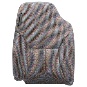 FACTORY-MATCH CLOTH SEAT BACK COVER - COLOR CODE: C3/MIST GRAY - PASSENGER SIDE ('98-'01 1500 SLT, '98-'02 2500/3500 SLT QUAD CAB)