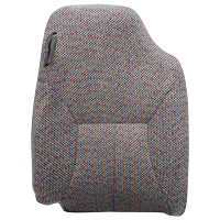 FACTORY-MATCH CLOTH SEAT BACK COVER - COLOR CODE: C3/MIST GRAY - PASSENGER SIDE ('98-'01 1500 SLT, '98-'02 2500/3500 SLT QUAD CAB)