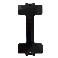 BATTERY HOLD DOWN SINGLE (1) - BILLET ALUMINUM - POWDERCOATED BLACK ('94-'02 2500/3500)