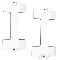 BATTERY HOLD DOWNS PAIR (2) - BILLET ALUMINUM - UNCOATED MACHINE FINISH ('94-'02 2500/3500)