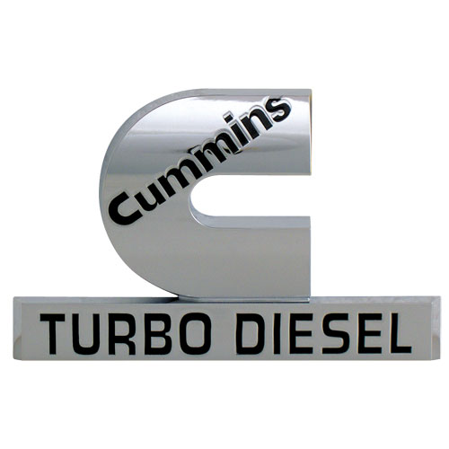 Genuine MOPAR Cummins Turbo Diesel Badge/Decal For Dodge RAM Trucks - OEM Part 68149701AB 7 thumbnail image