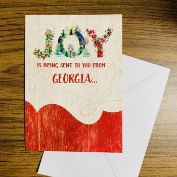 Sending Joy Georgia Christmas Card
