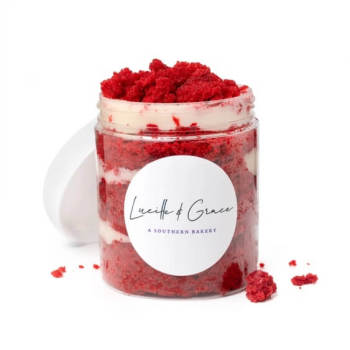 Red Velvet Cake Jar