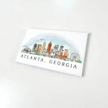 Atlanta Skyline Watercolor Magnet Atlanta Skyline Watercolor Magnet