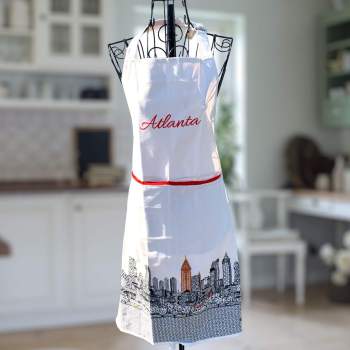 Atlanta Skyline Embroidered Apron Atlanta Skyline Embroidered Apron