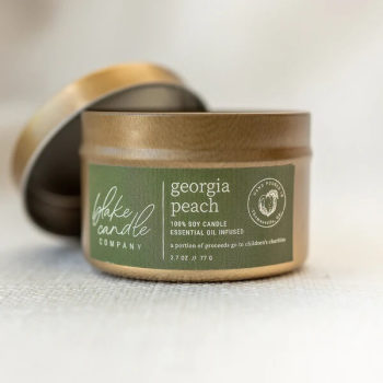 Georgia Peach Travel Tin Candle