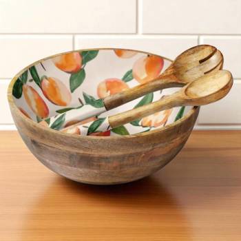 Peaches Decorative Bowl Set