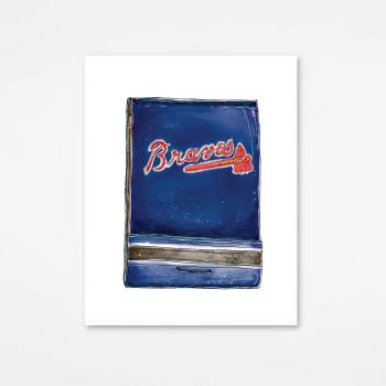 Atlanta Braves Matchbook Print Atlanta Braves Matchbook Print
