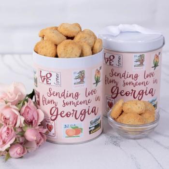 Sending Love From Georgia Cookie Tin