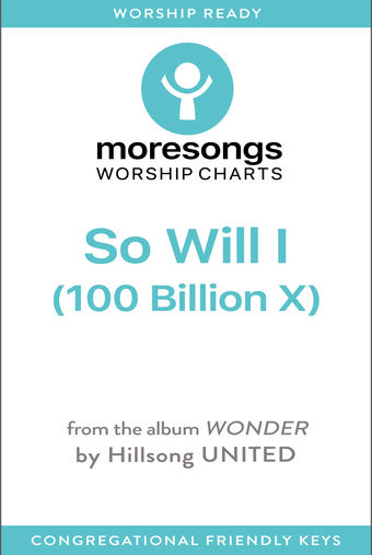 So Will I (100 Billion X) - Downloadable Lead Sheet