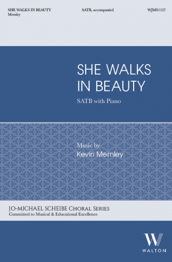 She Walks in Beauty (SATB)