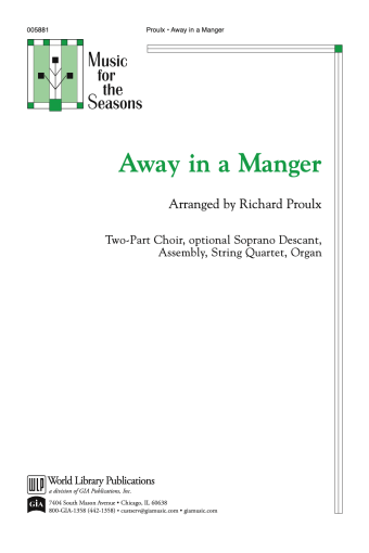 Away In a Manger - Instrument Edition