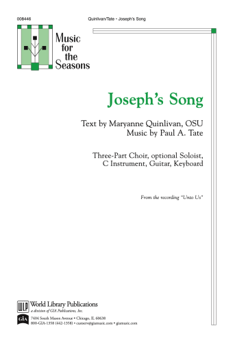 Joseph's Song - Instrument Edition