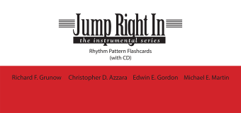 Jump Right In: Rhythm Pattern Flashcards (with CD)