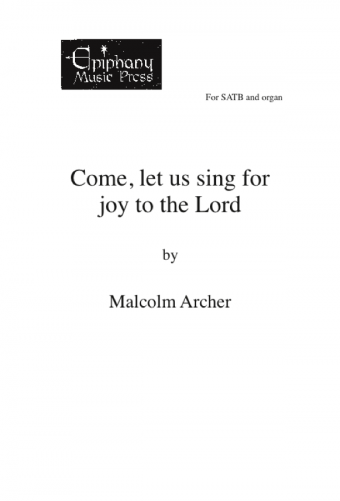 GIA Publications - Come, Let Us Sing for Joy to the Lord