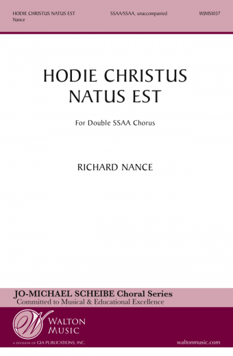 Hodie Christus Natus Est (SSAA Double Choir)