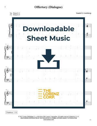 Offertory (Dialogue) - Organ Sheet Music (Digital download)