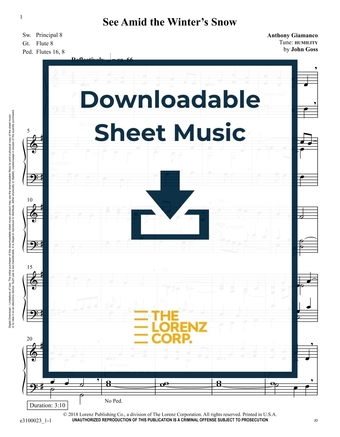 Still, Still, Still - Organ Sheet Music (Digital download)