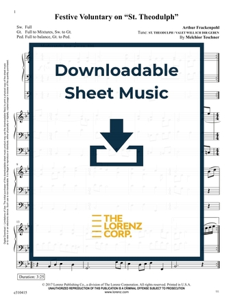 Festive Voluntary on 