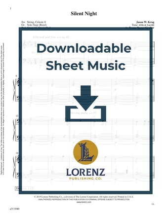 Silent Night - Organ Sheet Music (Digital download)
