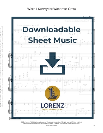 When I Survey the Wondrous Cross - Piano Sheet Music (Digital download)
