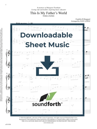 GIA Publications - This Is My Father's World - Piano Sheet Music ...