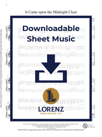 It Came upon the Midnight Clear - Piano Sheet Music (Digital download)