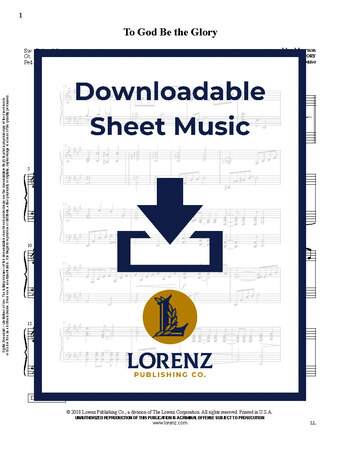To God Be the Glory - Organ Sheet Music (Digital download)