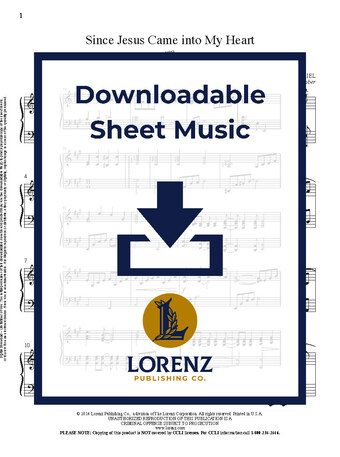 Since Jesus Came into My Heart Medley - Piano Sheet Music (Digital download)