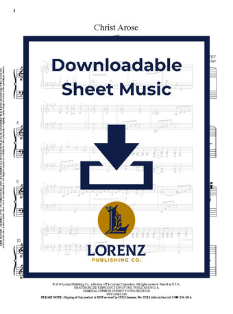 Christ Arose Medley - Piano Sheet Music (Digital download)