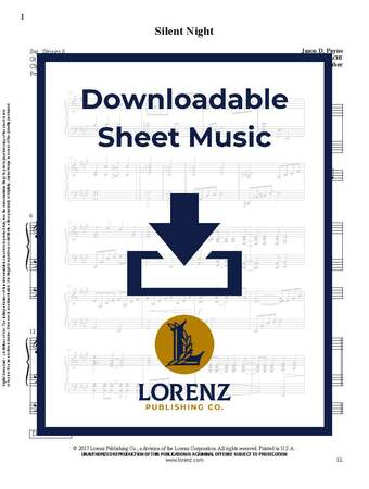 Silent Night - Organ Sheet Music (Digital download)