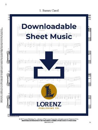 Sussex Carol - Organ Sheet Music (Digital download)