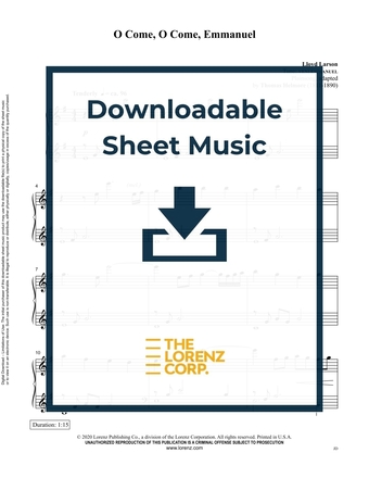 O Come, O Come, Emmanuel - Piano Sheet Music (Digital download)